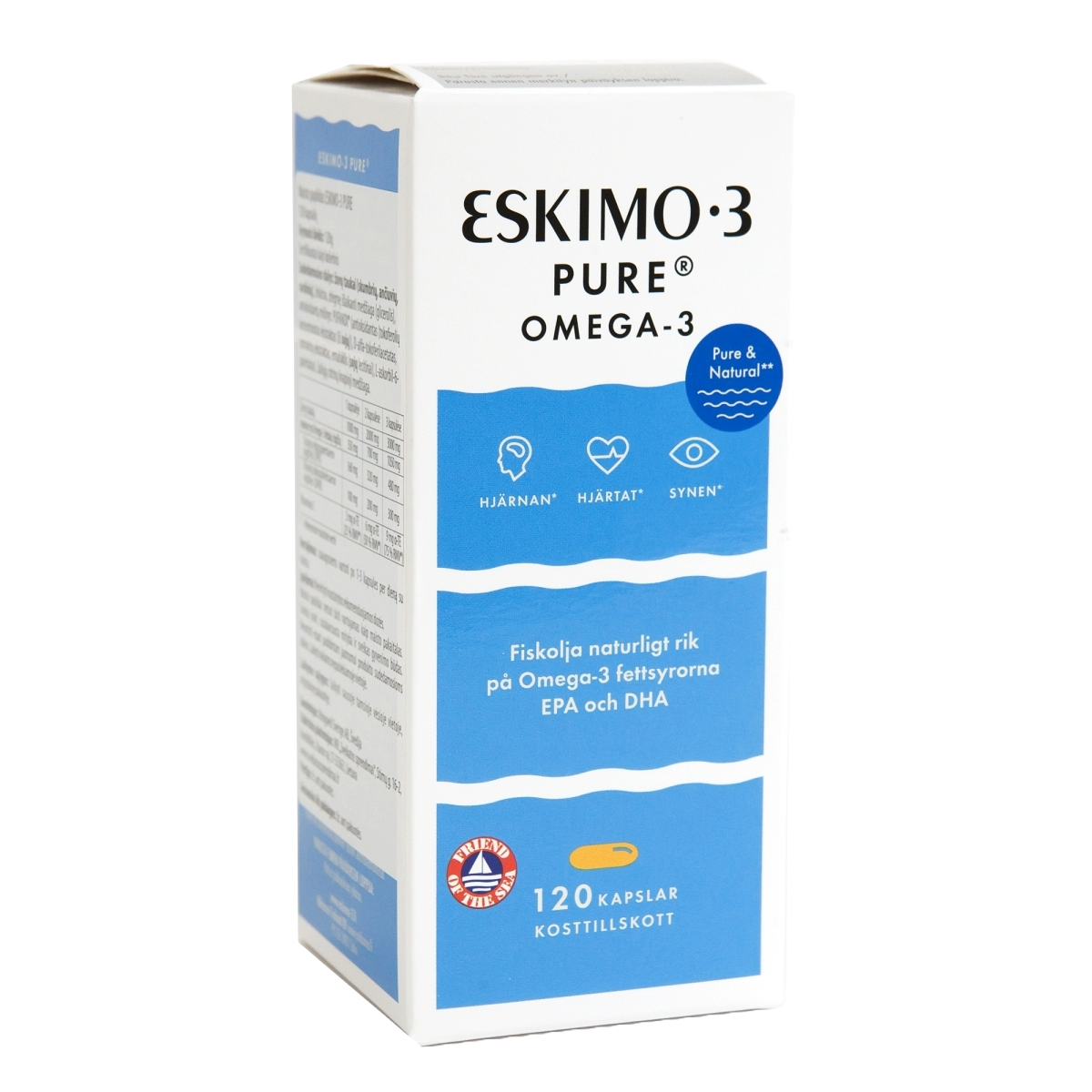 Gryni Omega-3 žuvų taukai be priemaišų – ESKIO-3 Pure
